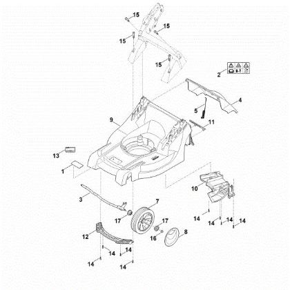 Picture of B - Housing, Front axle RMA 443.1 PC