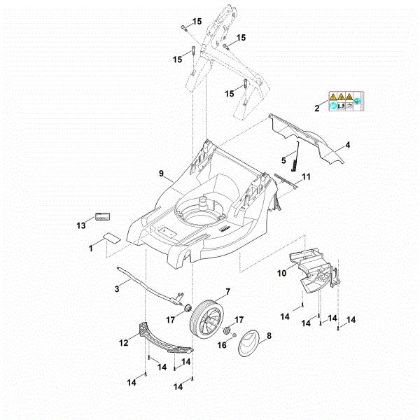 Picture of B - Housing, Front axle RMA 443.1 TC