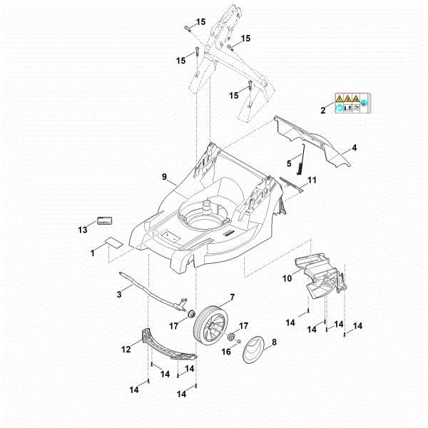 Picture of B - Housing, Front axle RMA 443.1 TC