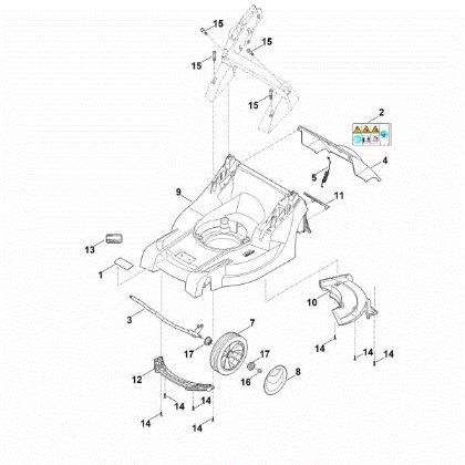 Picture of B - Housing, Front axle RMA 443.2 VC