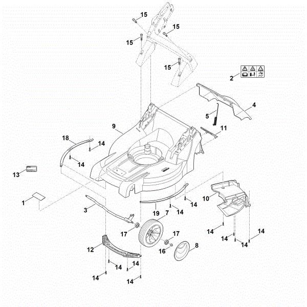 Picture of B - Housing, Front axle RMA 448.1 PC