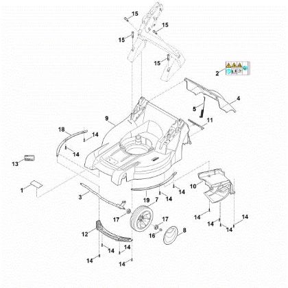 Picture of B - Housing, Front axle RMA 448.1 TC