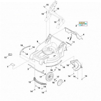 Picture of B - Housing, Front axle RMA 448.2 PV