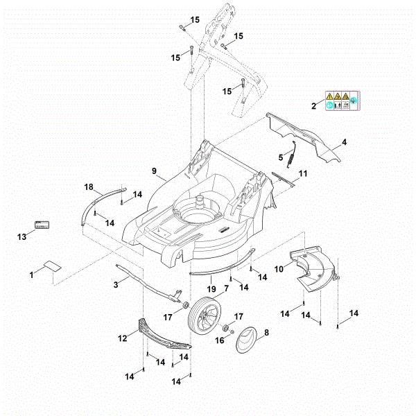 Picture of B - Housing, Front axle RMA 448.2 VC