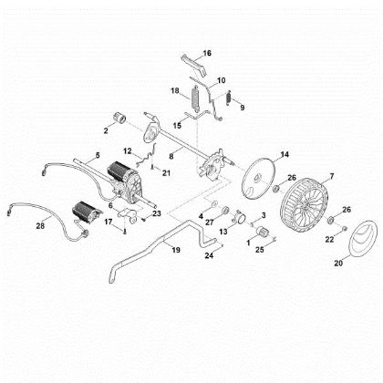 Picture of C - Chassis, height adjustment RMA 448.2 VC
