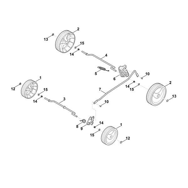 Picture of C - Chassis, height adjustment RME 235.0