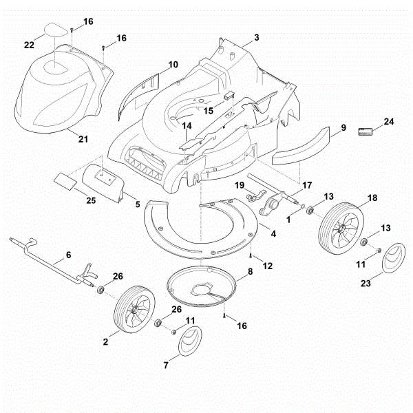 Picture of C - Housing, chassis RME 545.0