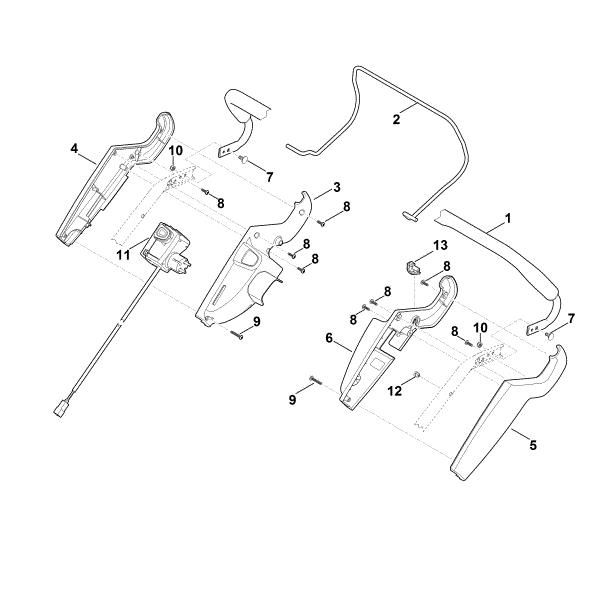 Picture of A - Handle upper part RME 545.0 C