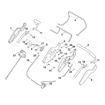 Picture of A - Handle upper part RME 545.0 V