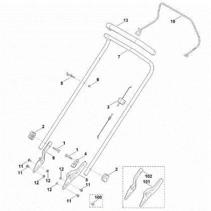 Picture of A - Handle RM 253.0