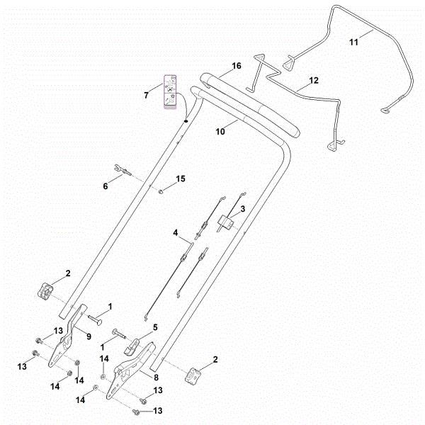 Picture of A - Handle RM 253.1 T