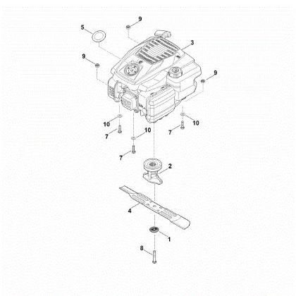 Picture of D - Engine, blade RM 253.2