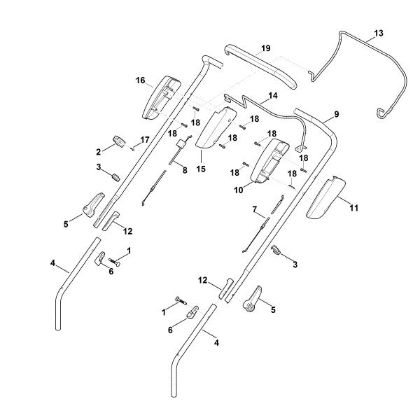 Picture of A - Handle RM 448.0 TX