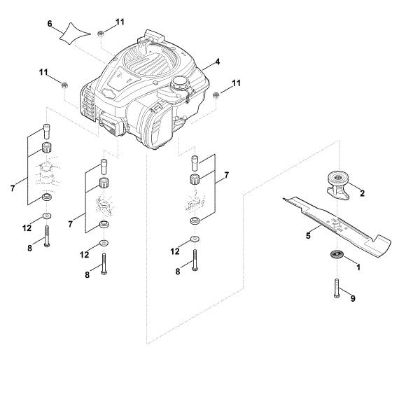 Picture of D - Engine, blade RM 448.0 TX