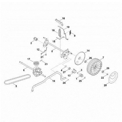 Picture of C - Rear axle, height adjustment RM 448.1 TX