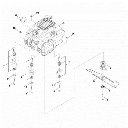 Picture of D - Engine, blade RM 448.1 TX