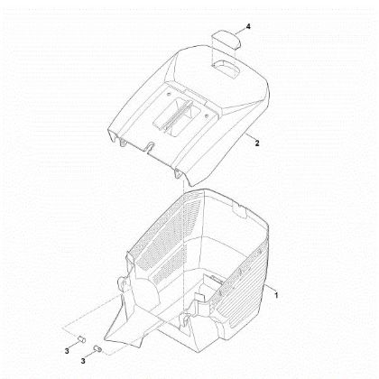 Picture of E - Grass catcher bag RM 448.1 TX