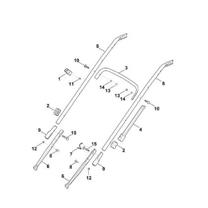 Picture of B - Handle lower part RM 545.0 T