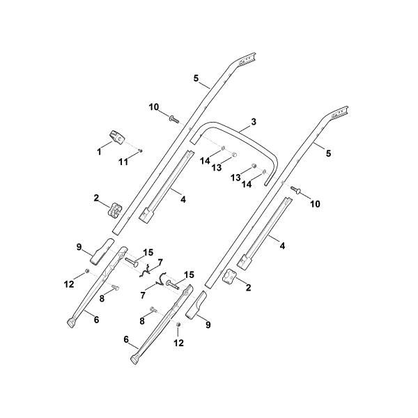 Picture of B - Handle lower part RM 545.0 VM