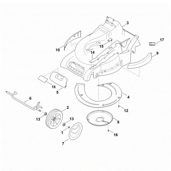 Picture of D - Housing, Front axle RM 545.0 VR