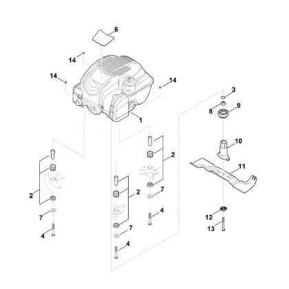 Picture of F - Engine, blade RM 545.0 VR