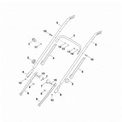 Picture of B - Handle lower part RM 545.1 V