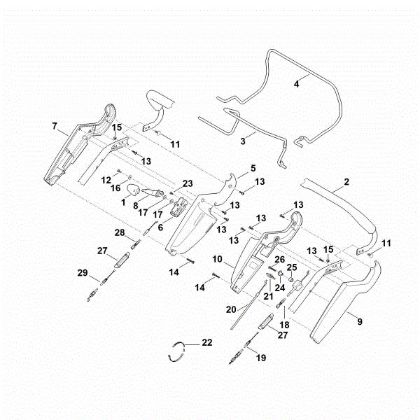 Picture of A - Handle upper part RM 545.1 VR
