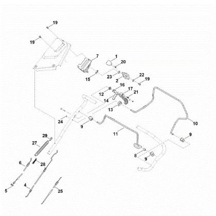 Picture of A - Handle upper part RM 655.1 RS