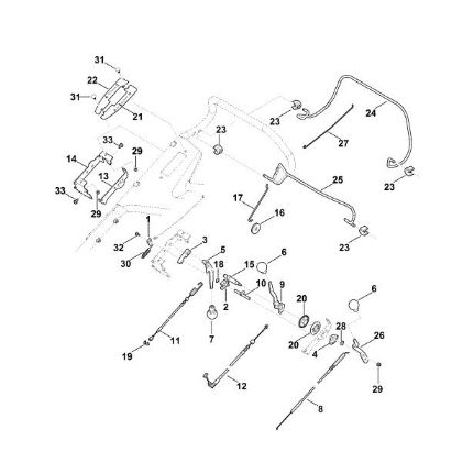 Picture of A - Handle upper part RM 756.0 YS