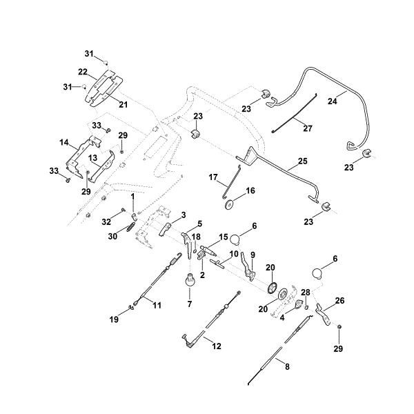 Picture of A - Handle upper part RM 756.0 YS