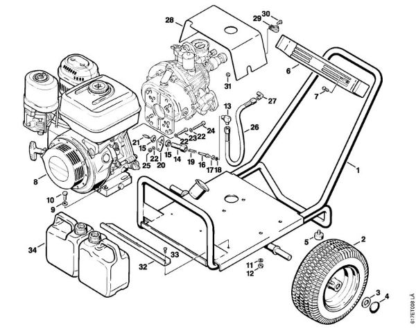 Chassis RB 400 K Electric pressure washers (RE) RB 400 K Stihl
