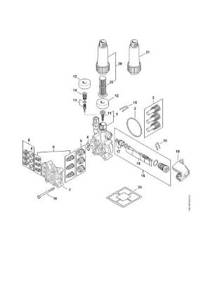 Picture of Pump, valve block RE 100