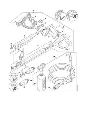 Picture of Spray gun, Spray lance/wand RE 100