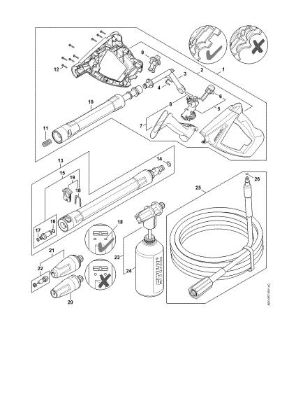 Picture of Spray gun, Spray lance/wand RE 100