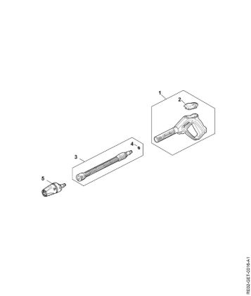 Picture of Spray gun, Spray lance/wand RE 100.0 PLUS CONTROL