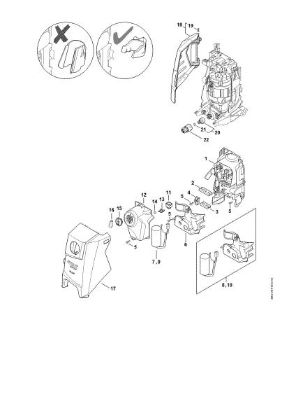 Picture of Air baffle, Machine cover, Switch housing RE 110