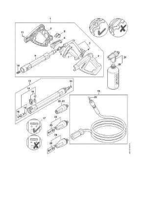 Picture of Spray gun, Spray lance/wand RE 110