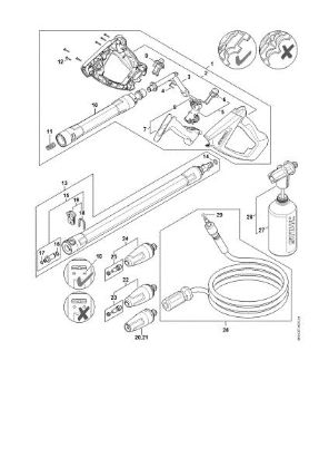 Picture of Spray gun, Spray lance/wand RE 110