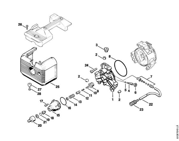 Pump cover RE 100 K Electric pressure washers (RE) RE 110 K Stihl