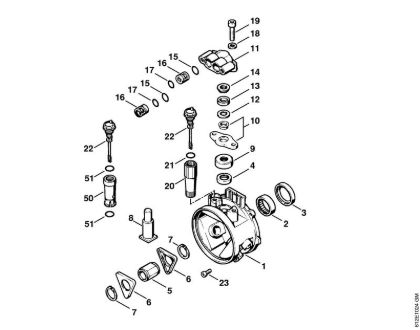 Pump housing Electric pressure washers (RE) RE 110 K Stihl