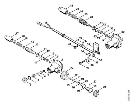 Regulation valve block RE 110 K, RE 120 K Electric pressure washers (RE) RE 110 K Stihl