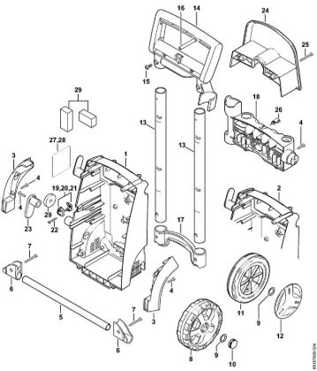 Chassis Electric pressure washers (RE) RE 118 Stihl