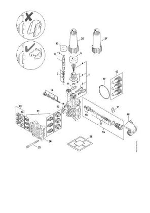 Picture of Pump, valve block RE 120
