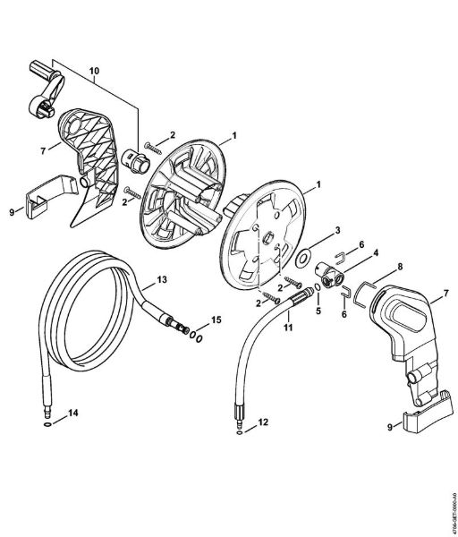 Hose reel RE 128 PLUS Electric pressure washers (RE) RE 128 PLUS Stihl