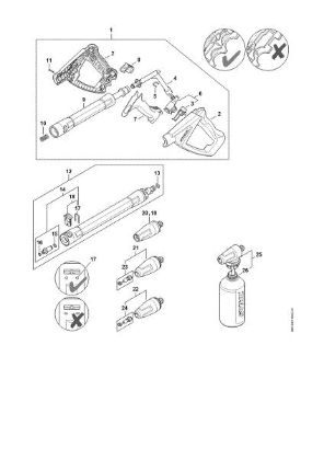 Picture of Spray gun, Spray lance/wand RE 130 PLUS