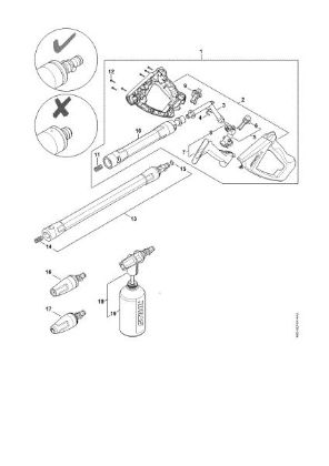 Picture of Spray gun, Spray lance/wand RE 130 PLUS