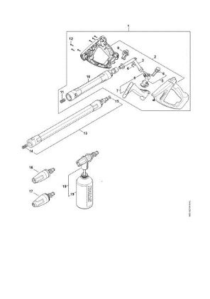 Picture of Spray gun, Spray lance/wand RE 140 PLUS