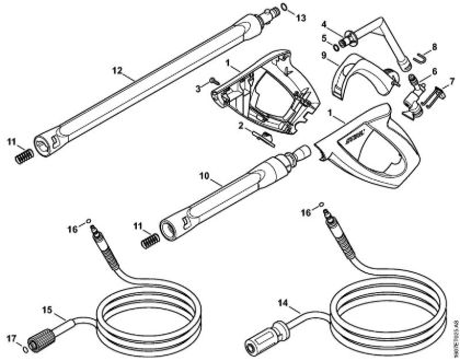 Spray gun, Spray lance/wand Electric pressure washers (RE) RE 143 Stihl