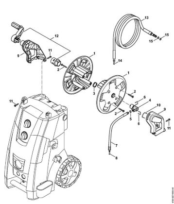 Hose reel Electric pressure washers (RE) RE 143 PLUS Stihl
