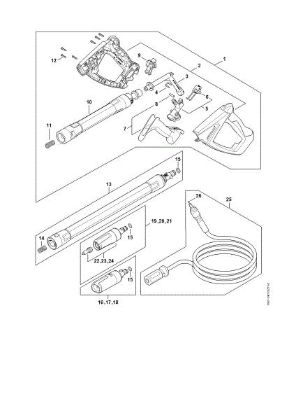 Picture of Spray gun, Spray lance/wand RE 150